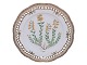 Flora DanicaDinner plate with pierced border 25.5 cm.