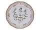 Flora DanicaDinner plate with pierced border 25.5 cm.
