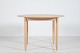 Danish ModernRound dining table 897 made of solid beech with soap treatment + 1 leave of ...