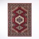Persian Inspired Oriental Rug with Geometric Medallion ...