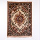 Kashan Oriental Rug with Medallion and Floral Pattern ...
