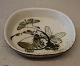 1047-5302  Aluminia Dianna Stentøjsskål med sommerfugl 3 x12.5 x 11 cm Nils Thorsson Royal ...