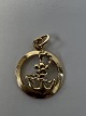 Anchor Pendant/Charms in 14 carat gold.Height: 2.0 cm.