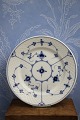 Blue fluted / blue painted lunch plate in hotel ...