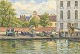 Lauritz Sørensen, “Christianshavn”, oil on canvas, circa 1920s.Atmospheric Copenhagen ...