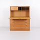 Oak secretaire / writing desk designed by Børge Mogensen and manufactured by Søborg Møbelfabrik. ...