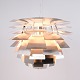 Artichoke pendant designed by Poul Henningsen and manufactured by Louis Poulsen. The lamp is ...