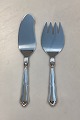 W. and S. Sørensen Silver/Steel Rita Fish Serving SetFork Length: Measure 20.5 cm / 8.07 ...