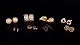 Set of Eight Pairs of Vintage Ear Clips / Earrings. Bijouterie. 20th Century.Decorative ...