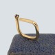 Svend Fisker; Ring in 14k gold set with a sapphire