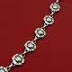 Georg Jensen; Bracelet of sterling silver, no. 45