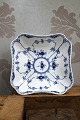 Square Blue Fluted, Half Lace Salad Bowl from Royal ...
