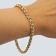A bracelet of 14k gold, w. 5.5 mm