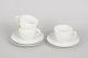 Royal Copenhagen, set of three "Salto" coffee cups with saucers.Set of three coffee cups ...