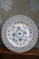 Blue Fluted Full Lace dish with openwork pattern from Royal Copenhagen. Decoration number: ...