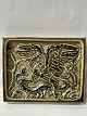Royal Copenhagen Relief in ceramic with motif of Eagle with snake.Decoration number ...