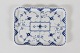 Royal CopenhagenBlue fluted half laceFlat serving tray 677