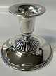 Silver, Candlestick, Round base.Stamped; 830S.Silversmith: Svend Toxsværd.Diameter 8.0 ...