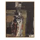 Ingálvur av Reyni, 1920-2005, oil on canvas"Pige" (girl)Signed and dated 1994Visible size: ...