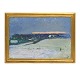Sven Havsteen-Mikkelsen, 1912-99, oil on canvasSigned. WinterlandscapeVisible size: 50x75cm. ...