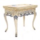 Rare faience tray top table manufactured in Morsø, Denmark, circa 1780H: 74cm. top: 86x56cm