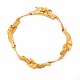 Lapponia 14kt gold bracelet by Björn Weckström 1971L: 18,5cm
