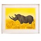 Hans Christian Scherfig lithograph, 1968, edition 219/250Visible size: 47x66cm. With frame: ...