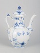 Royal Copenhagen Blue Fluted Plain, coffee pot.Classic porcelain coffee pot with a fluted ...