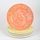 Javier Mariscal for Bidasoa, set of six large dinner plates.Set of six large dinner plates ...