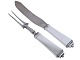Georg Jensen Pyramid sterling silver and stainless steel, meat carving set.These were ...