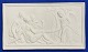 Antique biscuit porcelain plaque by Bertel Thorvaldsen (1770–1844): "Cupid Captured by the ...
