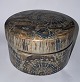 Faience lidded bowl by Royal Copenhagen, designed by Nils Thorsson. In good condition. First ...