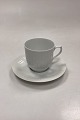 Bing and Grondahl Ballerina White Coffee Cup and Saucer No. 072/305Cup: 6,5 cm x 7 cm / 2.56 ...