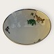 Green Vallø, with Plantin edge, KPM, Copenhagen Porcelain Painting, Lyngby, Small bowl, 15cm in ...