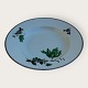 Green Vallø, with Plantin edge, KPM, Copenhagen Porcelain Painting, Lyngby, Deep plate, 24.5cm ...