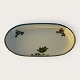 Green Vallø, with Plantin edge, KPM, Copenhagen Porcelain Painting, Lyngby, Small dish, 22cm x ...