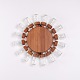 Danish spice wheel by Digsmed, dating from the early 1960s. The piece is made from teak and ...