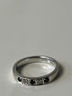 Alliance ring sapphire & diamonds 14kt white gold.Hallmark: Canthi, 585Size 50.5Nice ...