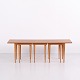 Set of nesting tables designed by Kurt Østervig and dating from the 1960s. The tables feature ...
