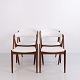 Set of four Model 31 chairs designed by Kai Kristiansen and dating from circa the 1960s. The ...