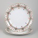 Royal Copenhagen Christmas Joy, pair of dinner plates.Pair of porcelain dinner plates from ...