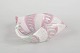 Murano, latticino fazzoletto bowl.Hand-blown glass bowl in the characteristic fazzoletto ...