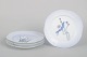 Royal Copenhagen Art Nouveau, set of four plates with floral motifs.Model 190/9521.Set of ...