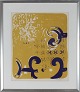 Sven Dalsgaard (1914-1999)Lithography from 1967 in wooden frame with silver ...