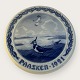 Bing & Grondahl, Easter plate, 1921, Viben / Northern Lapwing, 19cm in diameter *Perfect condition*