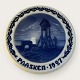 Bing & Grondahl, Easter plate, 1927, Church bell 19cm in diameter *Good condition*