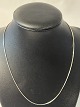 Venezia necklace in 14 carat white goldThe necklace is mounted with a spring clasp.Stamped ...