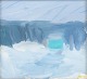 Lars Bertle, abstract composition, Swedish modernist.Abstract composition executed in oil on ...