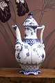 Blue Fluted Full Lace coffee pot with masks from Royal Copenhagen…