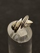 Sterling silver ring size 52 with clear stones from silversmith Jens Aagaard Svendborg item no. ...